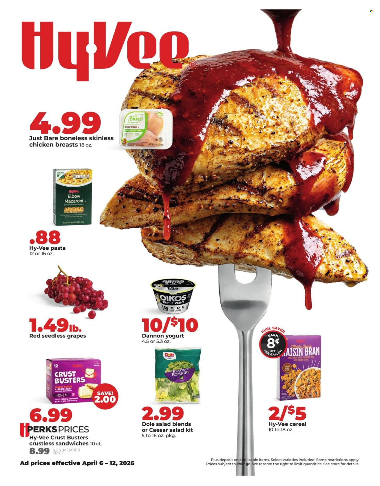 Hy-Vee ad - 04/06/2026 - 04/12/2026. Page 1