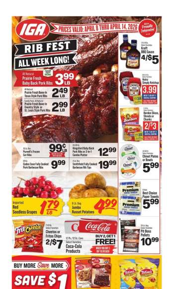 IGA Flyer - 04/08/2026 - 04/14/2026.
