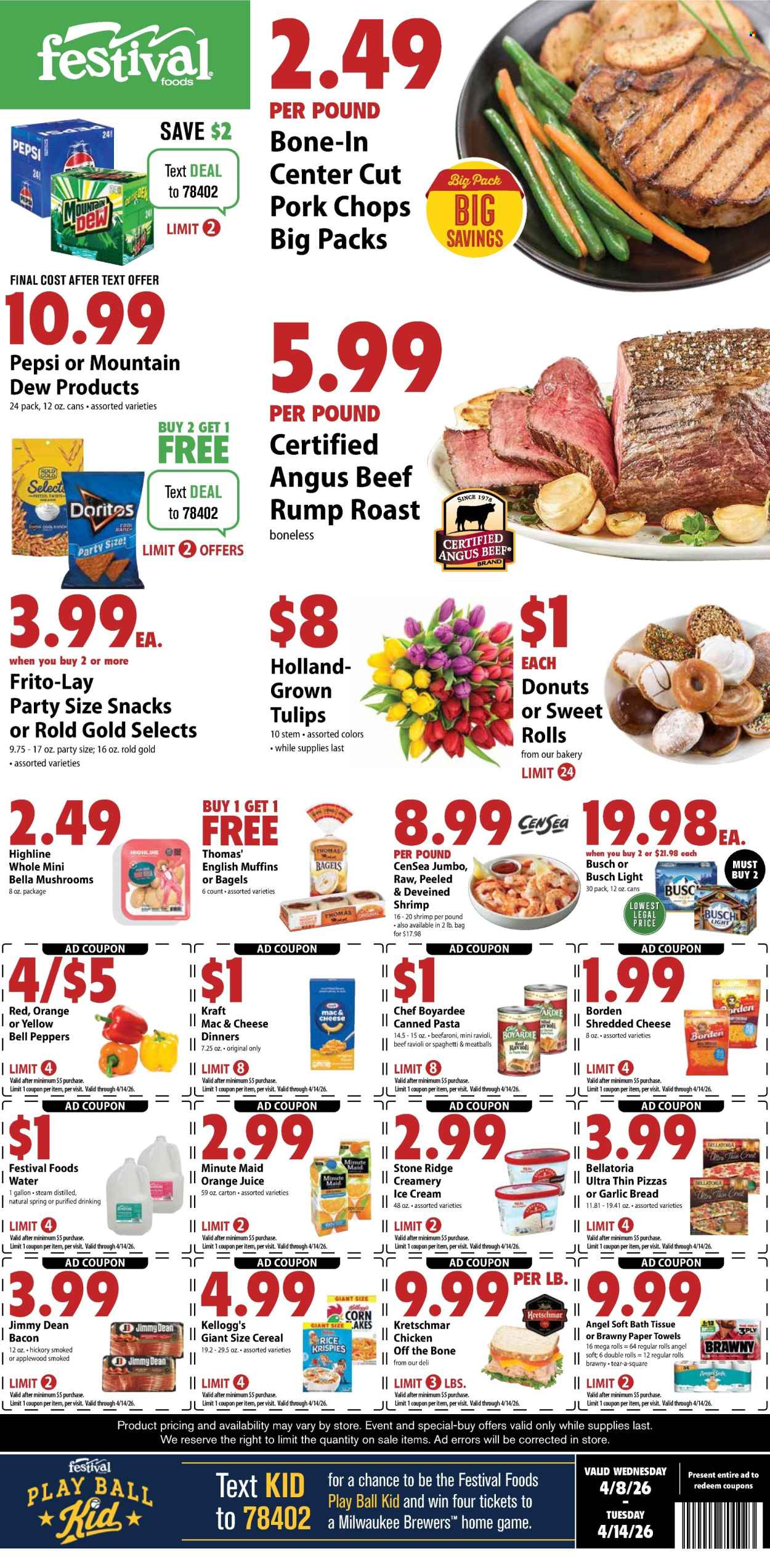 Festival Foods ad - 04/08/2026 - 04/14/2026. Page 1