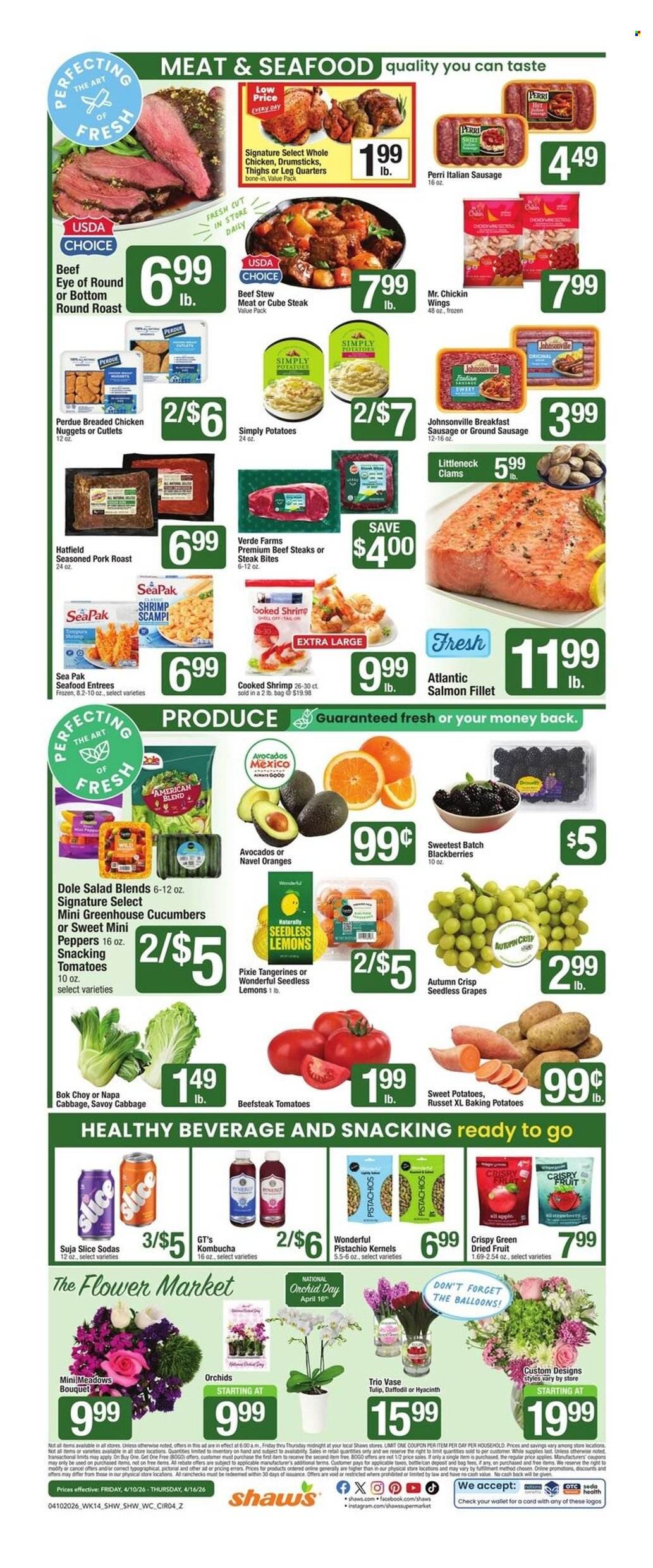 Shaw’s ad - 04/10/2026 - 04/16/2026. Page 4