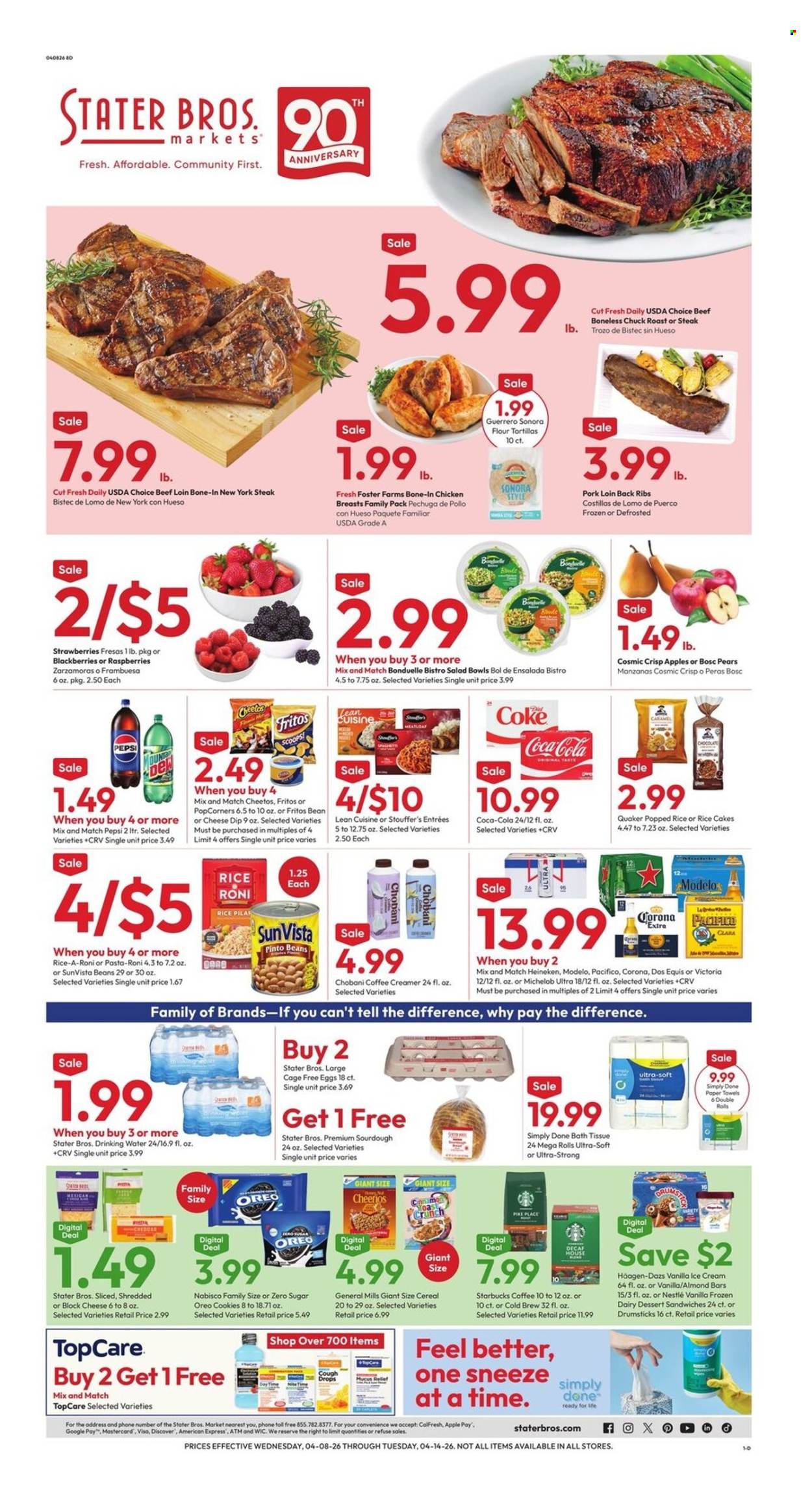 Stater Bros. ad - 04/08/2026 - 04/14/2026. Page 1