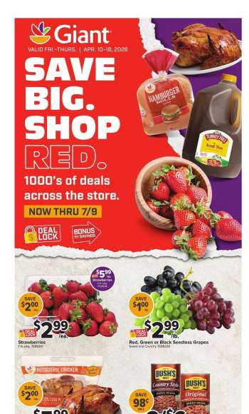 Giant Food Flyer - 04/10/2026 - 04/16/2026.