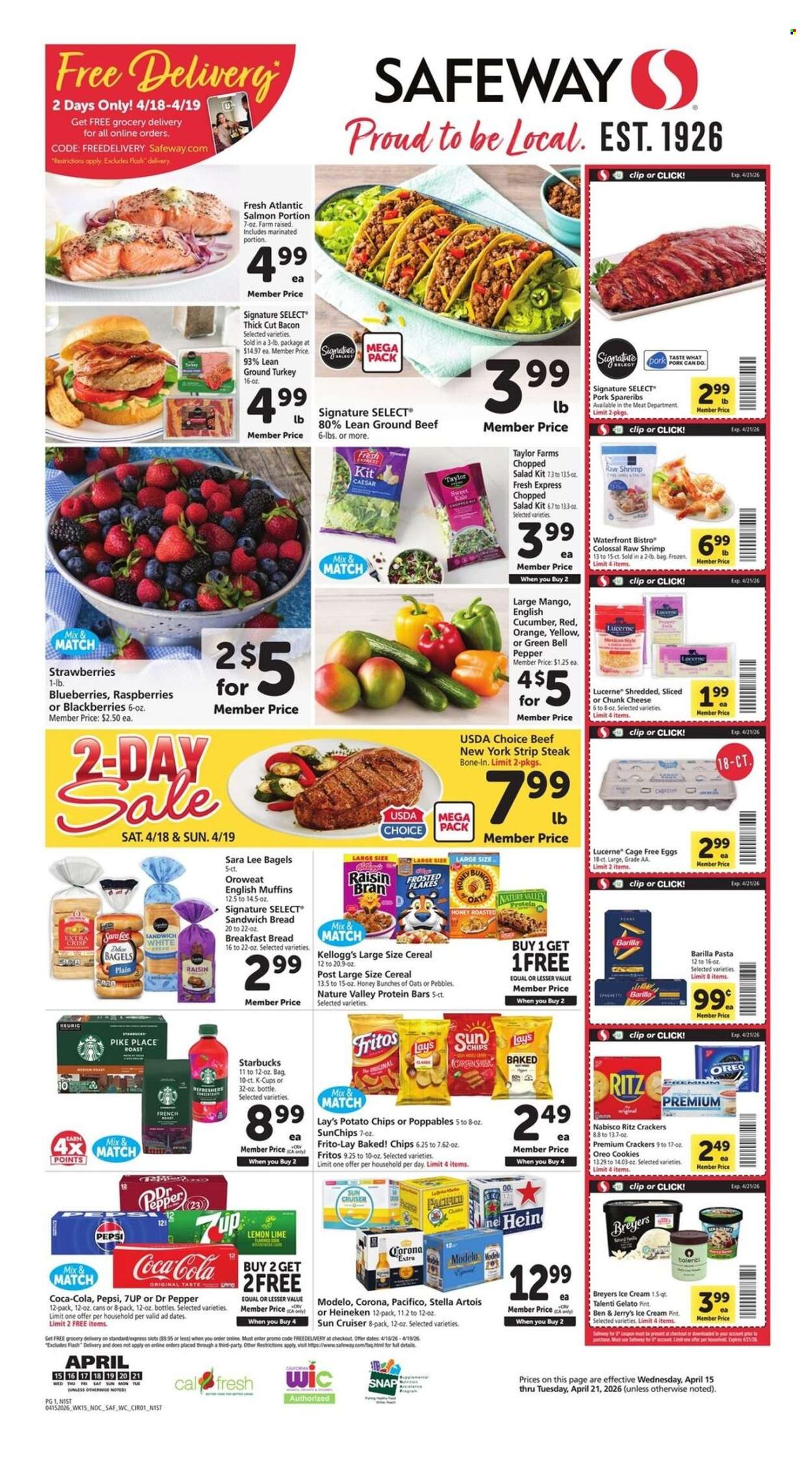 Safeway ad - 04/15/2026 - 04/21/2026. Page 1