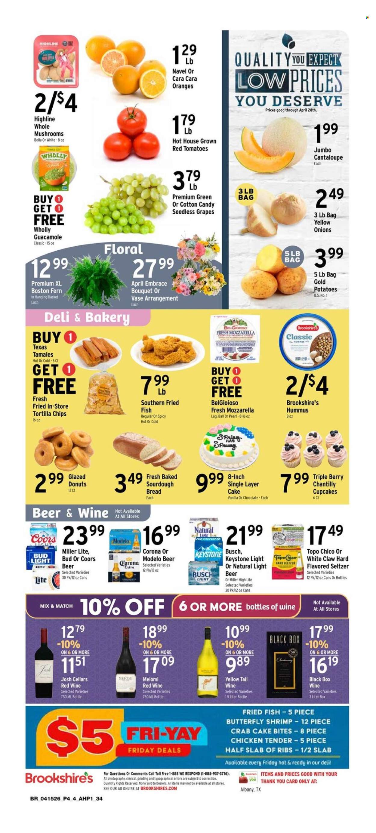 Brookshires ad - 04/15/2026 - 04/21/2026. Page 4