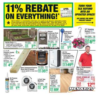 Menards Flyer - 04/16/2026 - 04/26/2026.