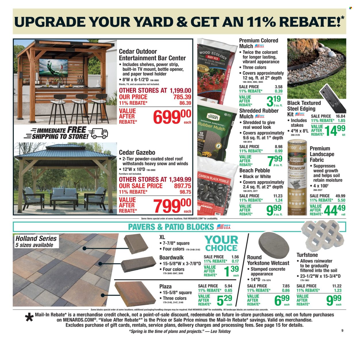 Menards ad - 04/16/2026 - 04/26/2026. Page 9