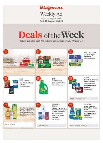 Walgreens Flyer - 04/19/2026 - 04/25/2026.