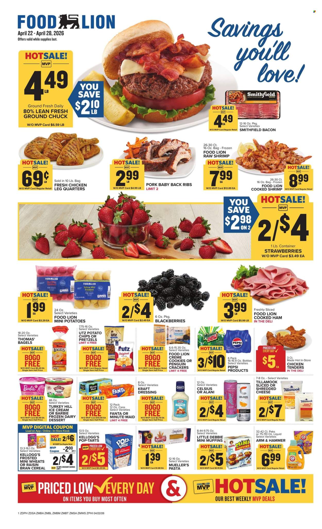 Food Lion ad - 04/22/2026 - 04/28/2026. Page 1
