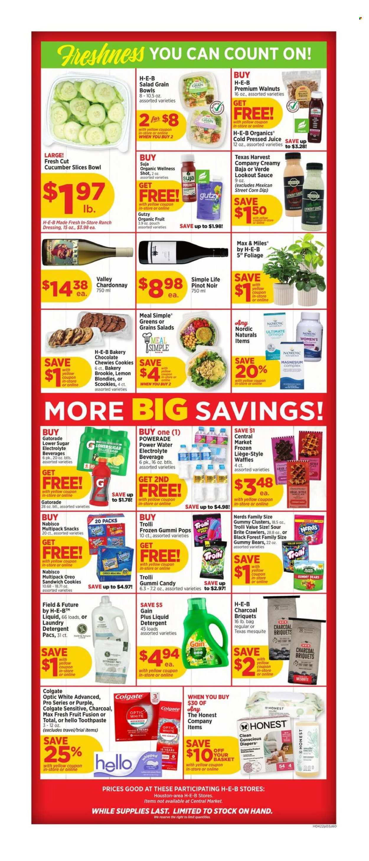 H-E-B ad - 04/22/2026 - 04/28/2026. Page 3