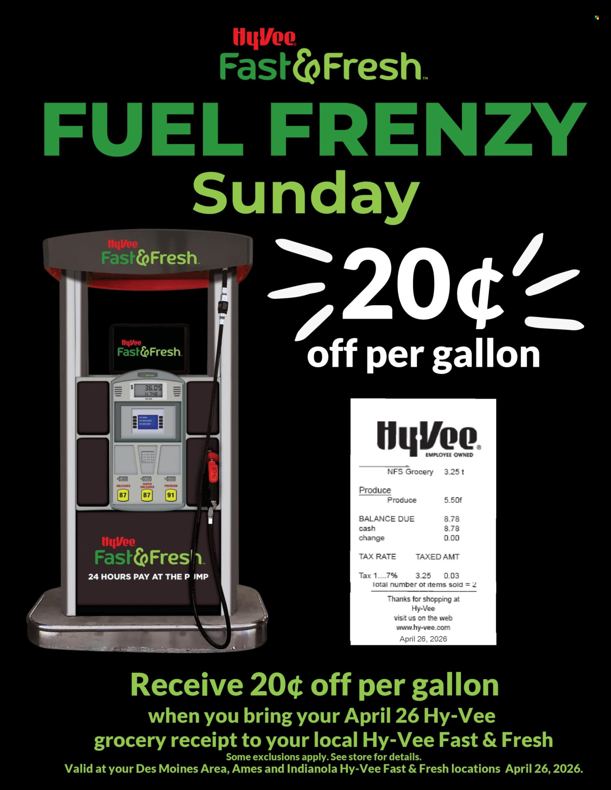 Hy-Vee ad - 04/26/2026 - 04/26/2026. Page 1