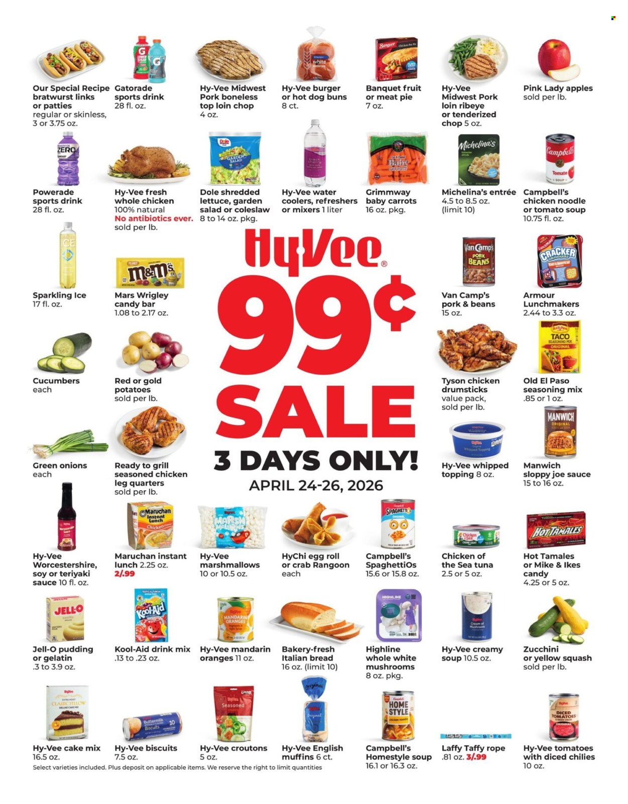 Hy-Vee ad - 04/24/2026 - 04/25/2026. Page 1