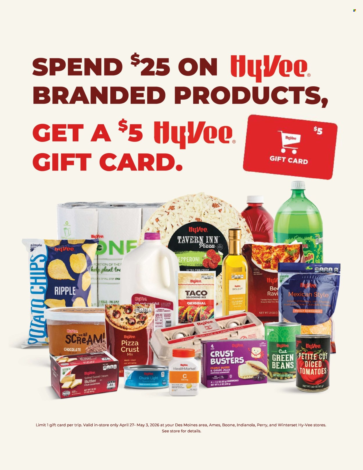 Hy-Vee ad - 04/27/2026 - 05/03/2026. Page 1