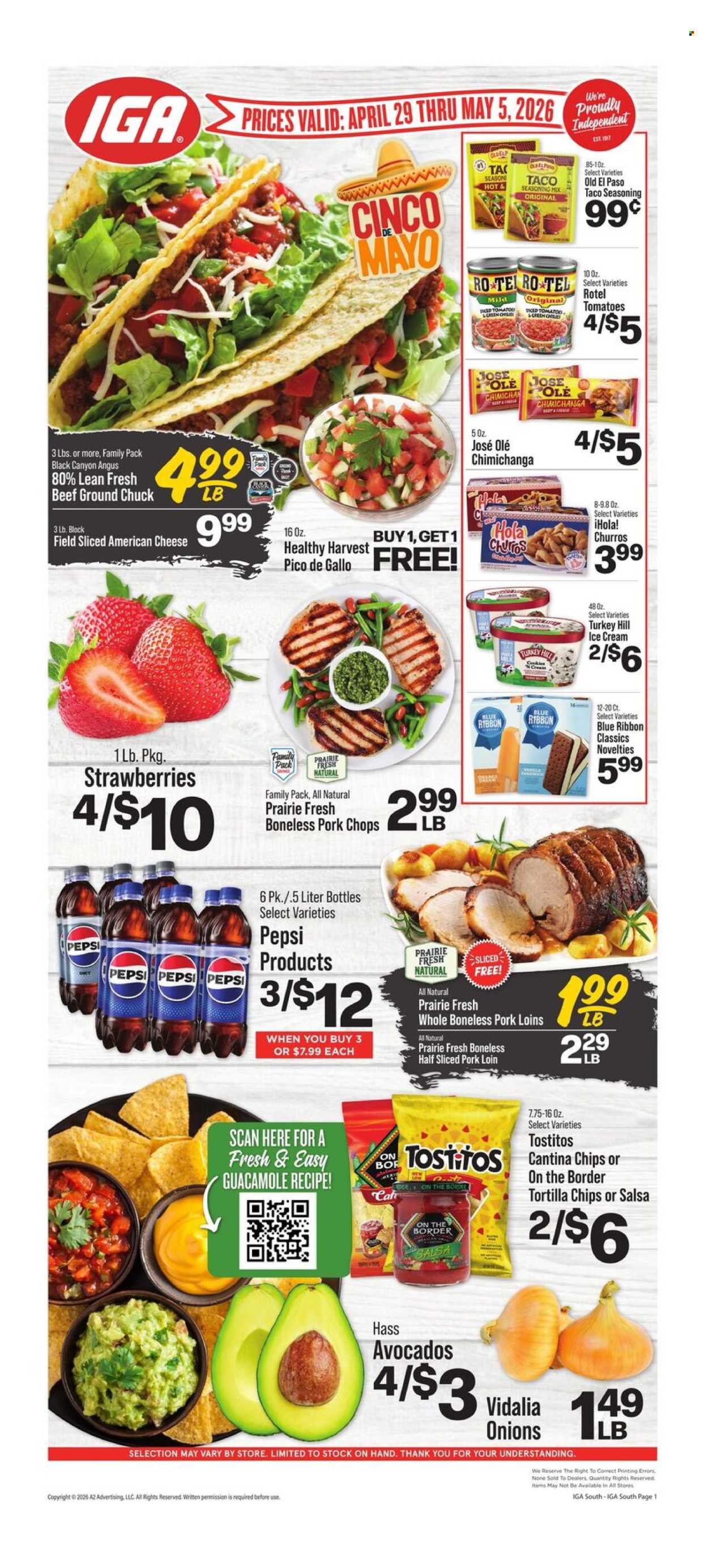 IGA ad - 04/29/2026 - 05/05/2026. Page 1