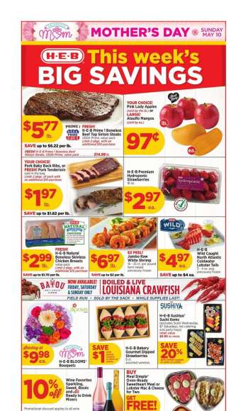 H-E-B Flyer - 05/06/2026 - 05/12/2026.