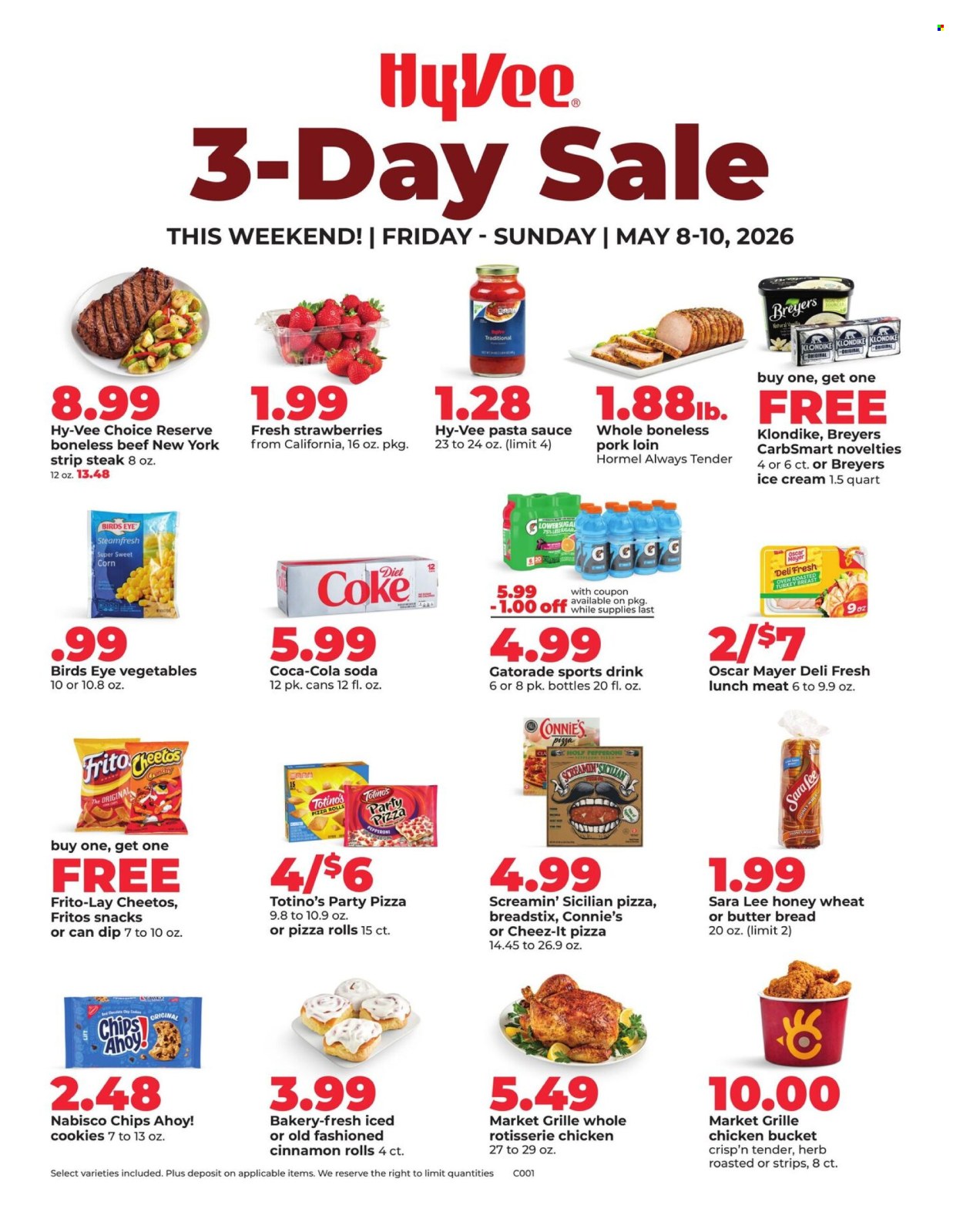 Hy-Vee ad - 05/08/2026 - 05/10/2026. Page 1