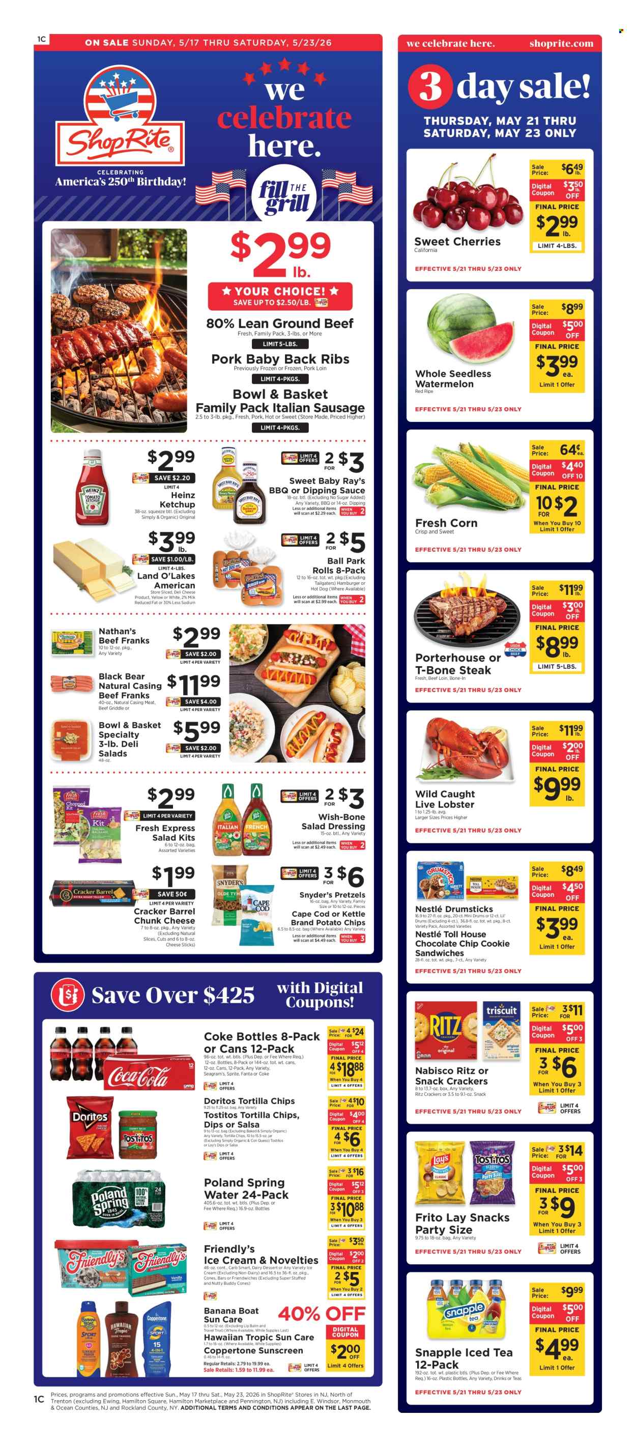 ShopRite ad - 05/17/2026 - 05/23/2026. Page 1