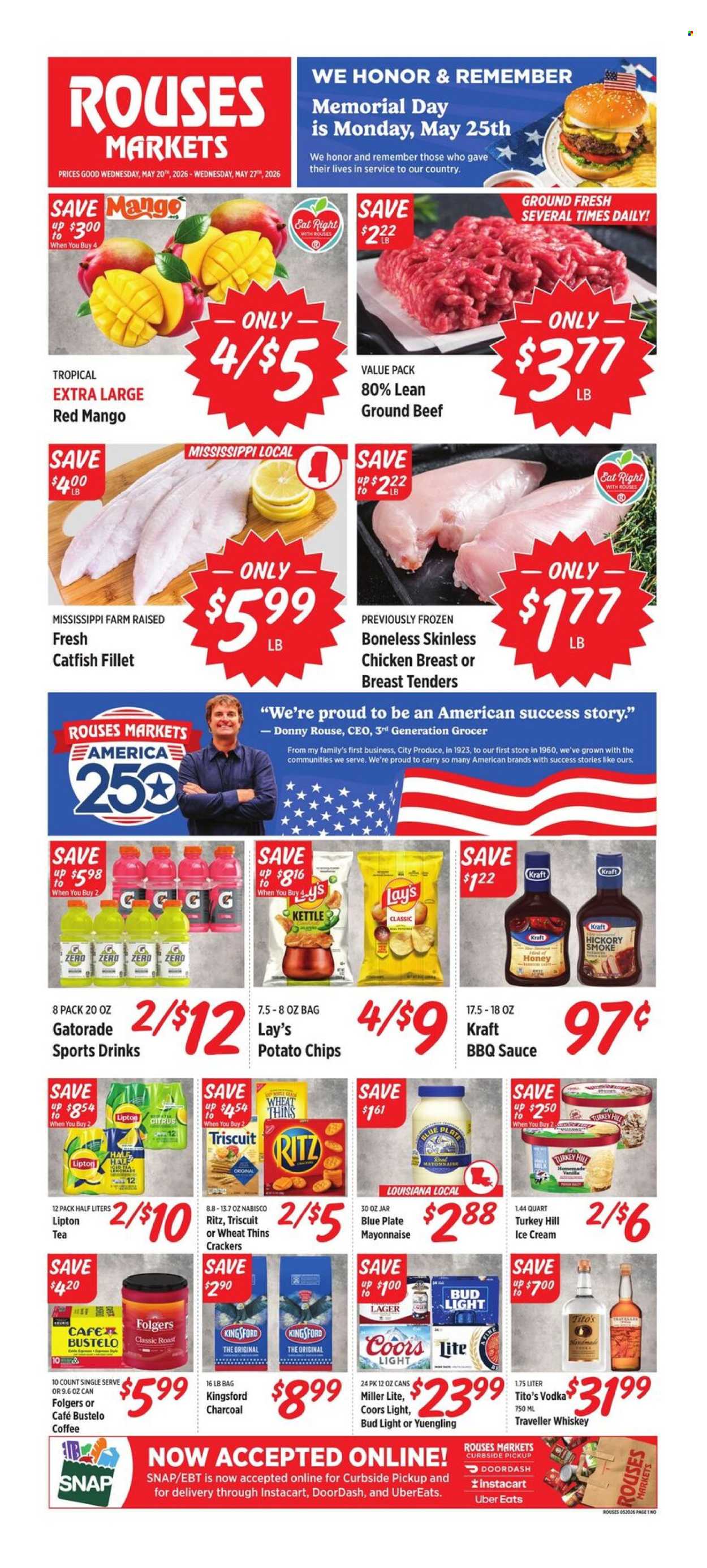 Rouses Markets ad - 05/20/2026 - 05/27/2026. Page 1