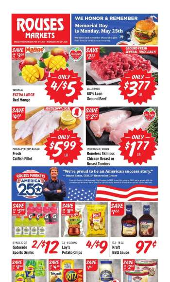 Rouses Markets Flyer - 05/20/2026 - 05/27/2026.