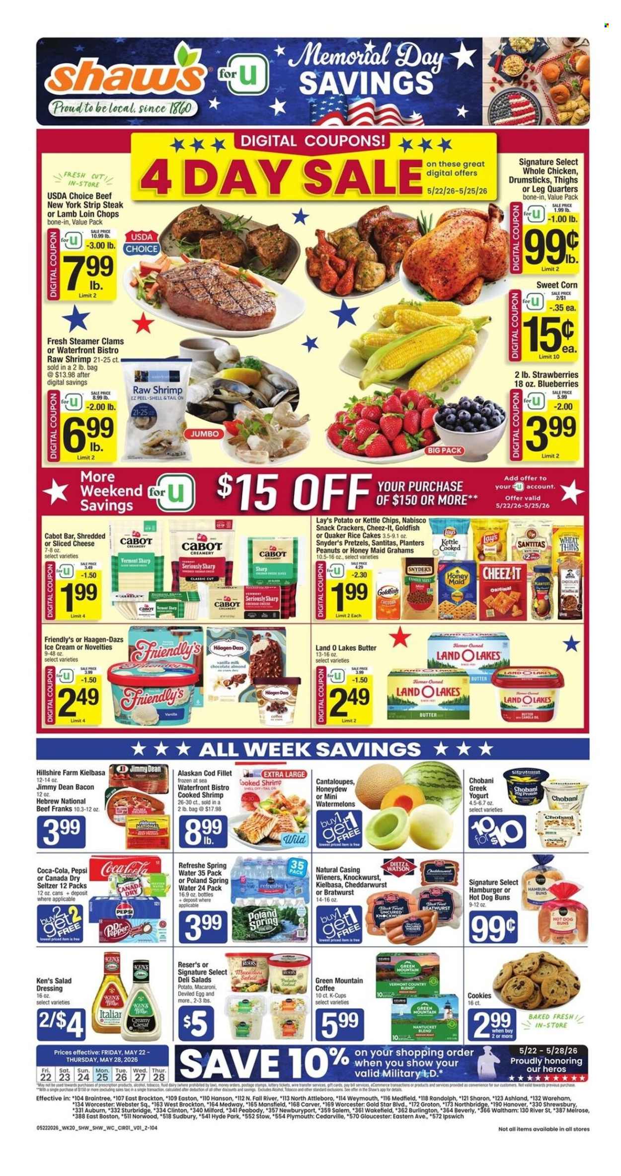 Shaw’s ad - 05/22/2026 - 05/28/2026. Page 1