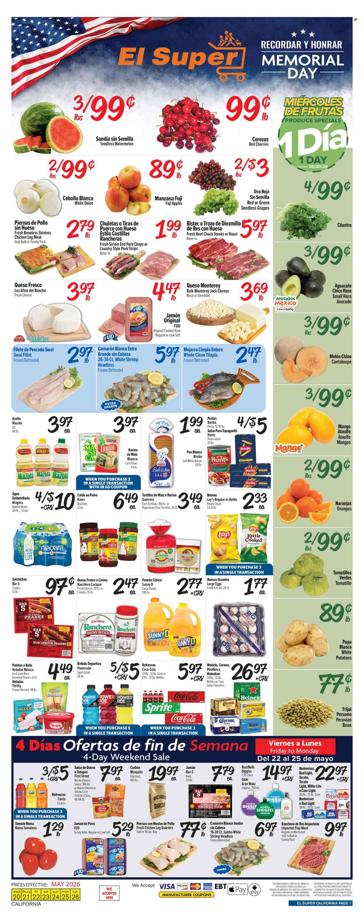 El Super ad - 05/20/2026 - 05/26/2026. Page 1