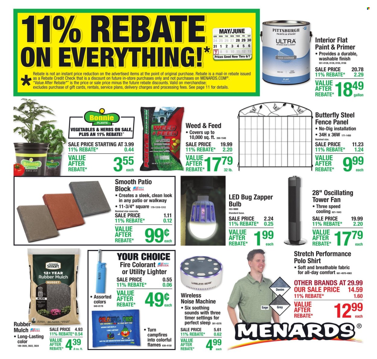Menards ad - 05/28/2026 - 06/07/2026. Page 1