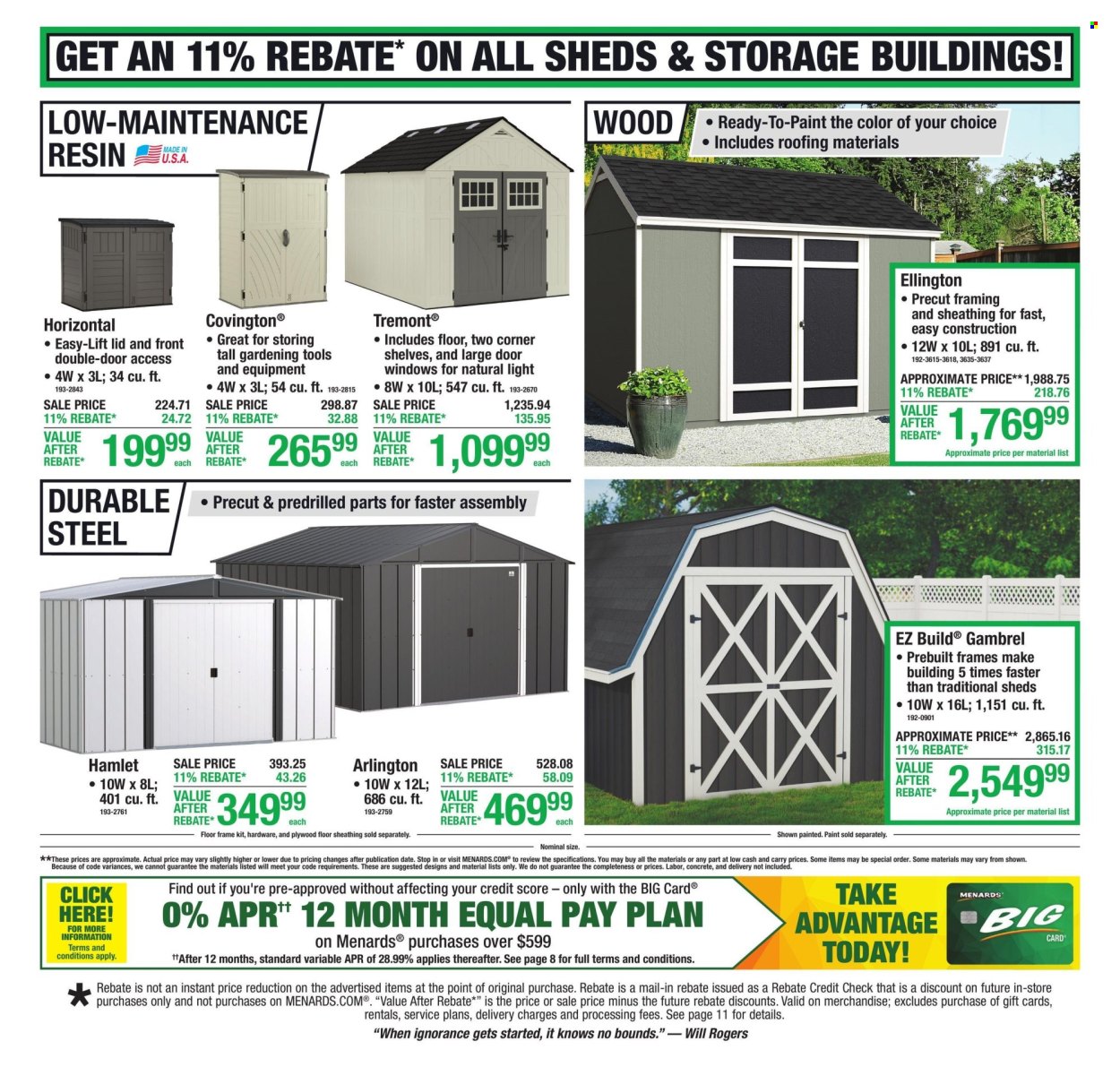 Menards ad - 05/28/2026 - 06/07/2026. Page 7