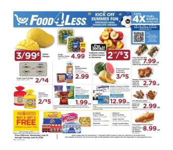 Food 4 Less Flyer - 06/10/2026 - 06/16/2026.