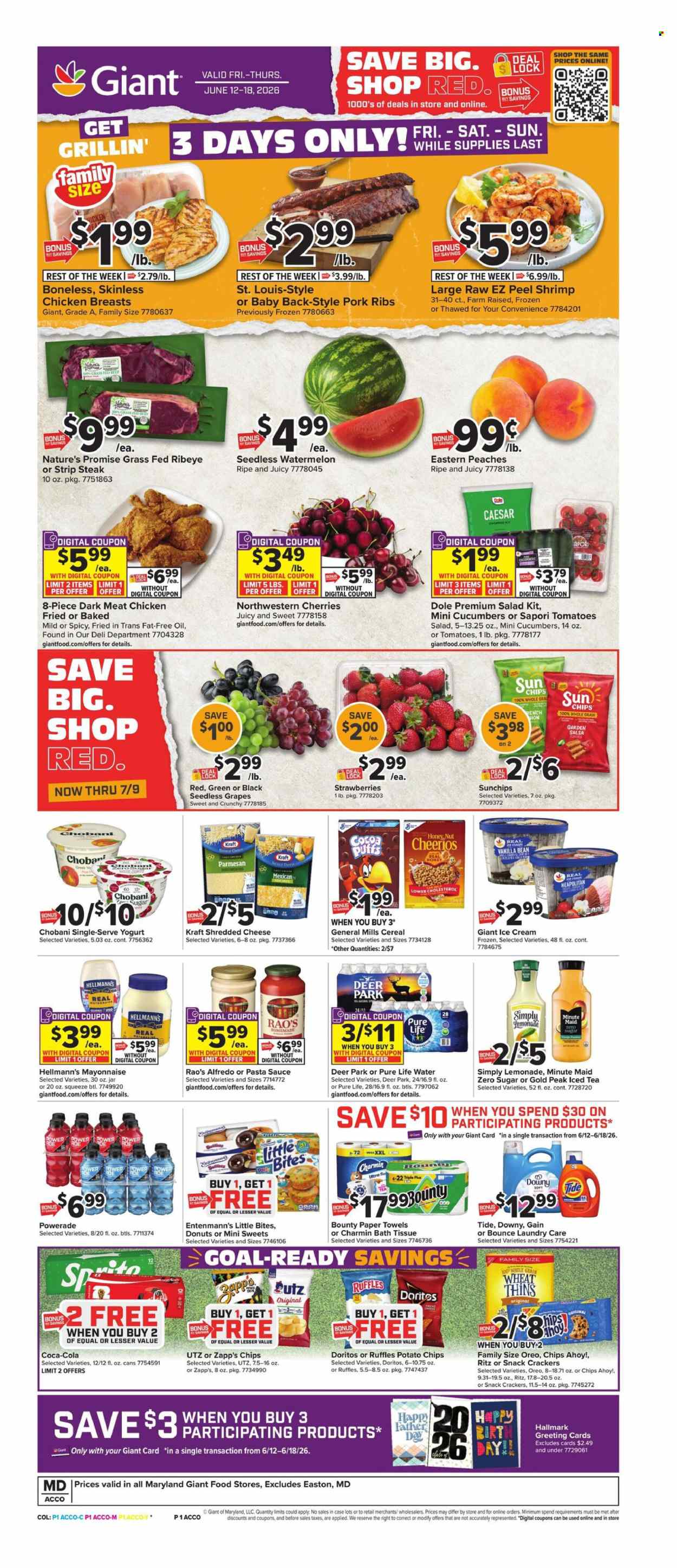 Giant Food ad - 06/12/2026 - 06/18/2026. Page 1