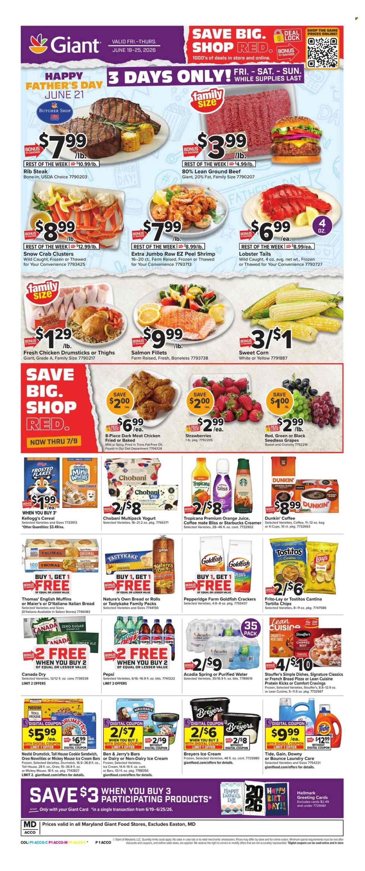 Giant Food ad - 06/19/2026 - 06/25/2026. Page 1