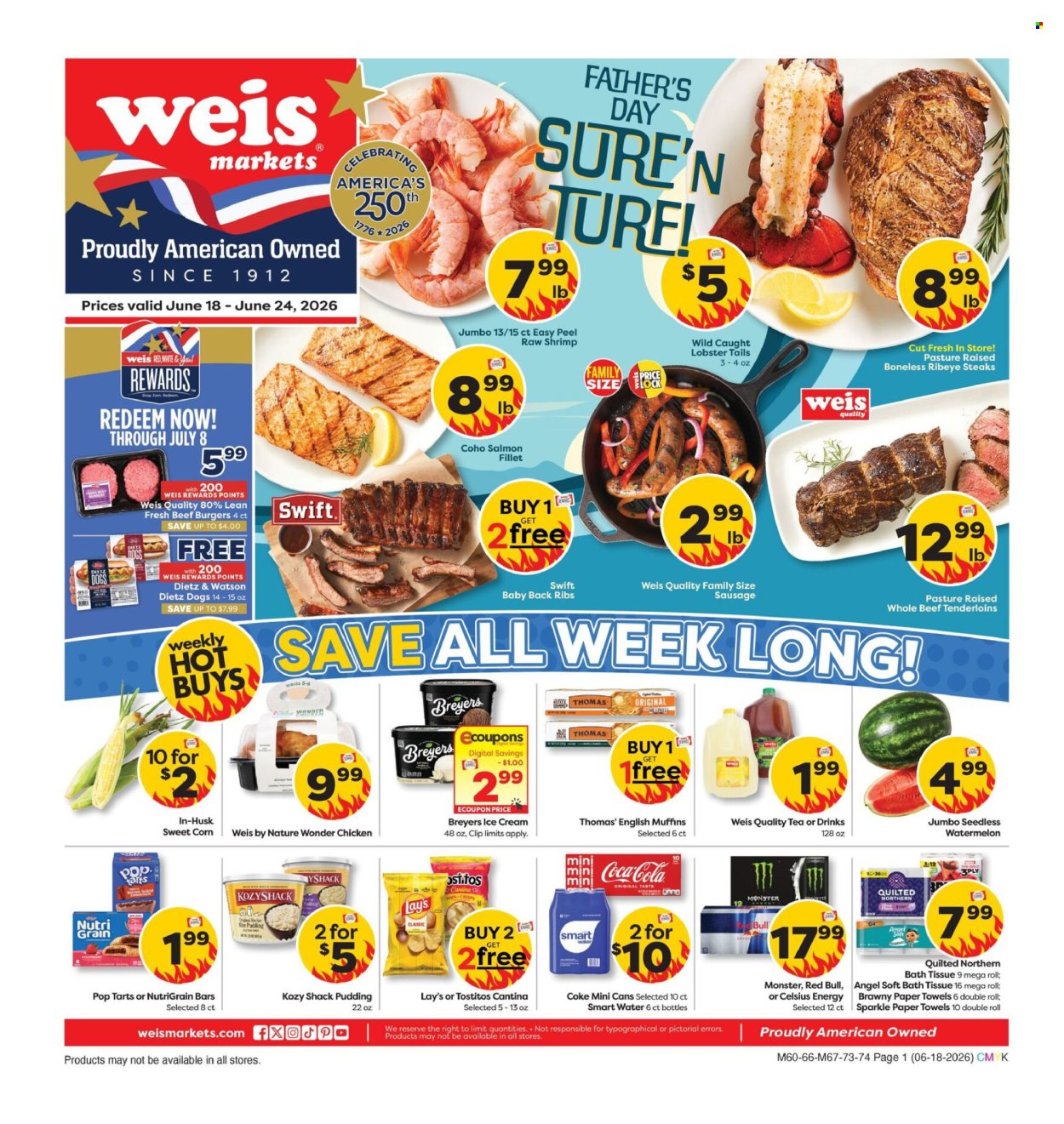 Weis ad - 06/18/2026 - 06/24/2026. Page 1
