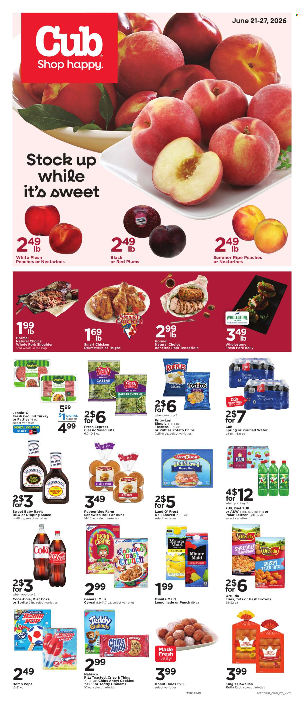 Cub Foods ad - 06/21/2026 - 06/27/2026. Page 1