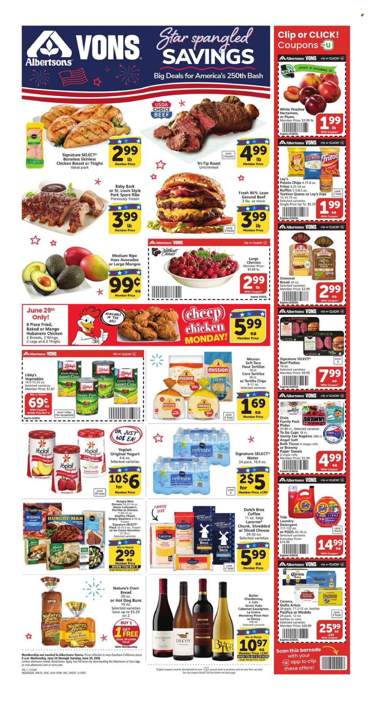 Vons ad - 06/24/2026 - 06/30/2026. Page 1
