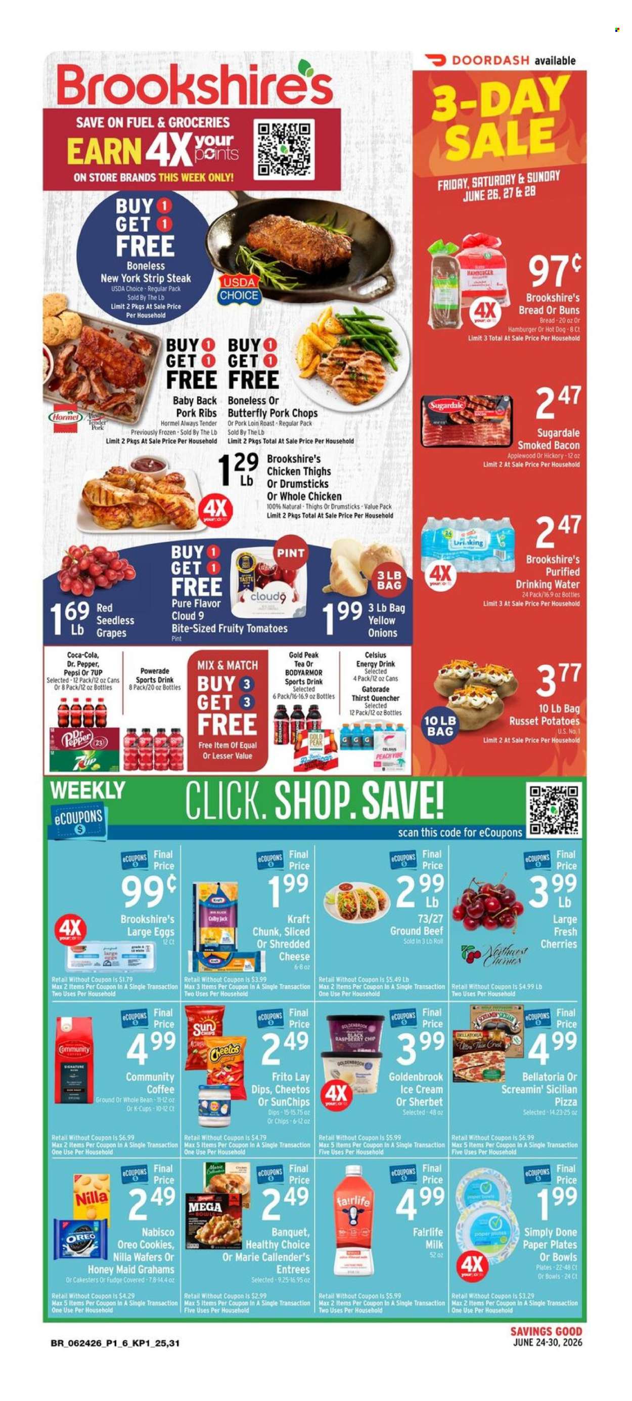 Brookshires ad - 06/24/2026 - 06/30/2026. Page 1