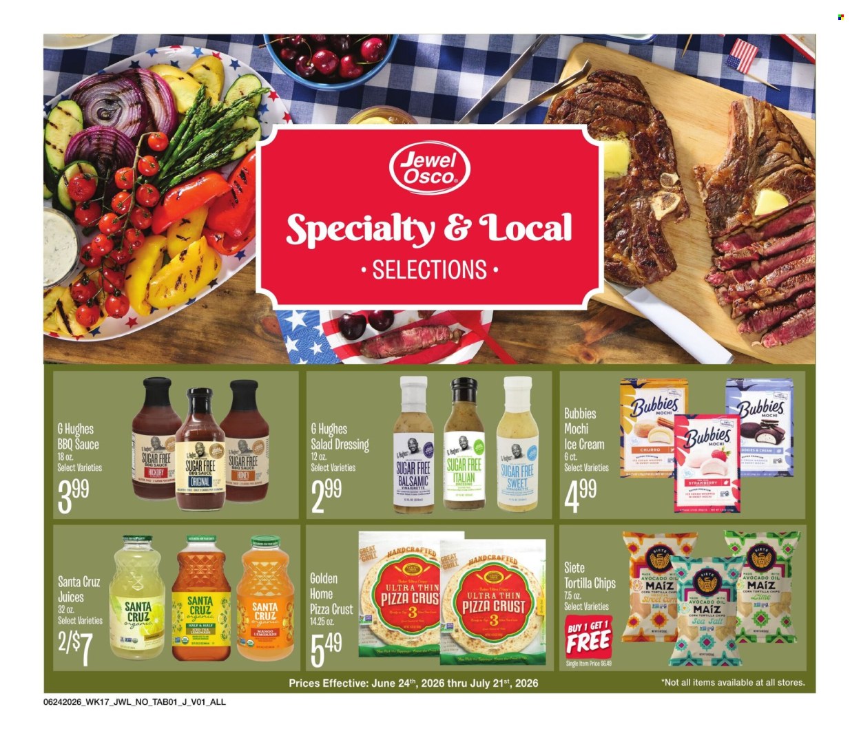 Jewel Osco ad - 06/24/2026 - 07/21/2026. Page 1
