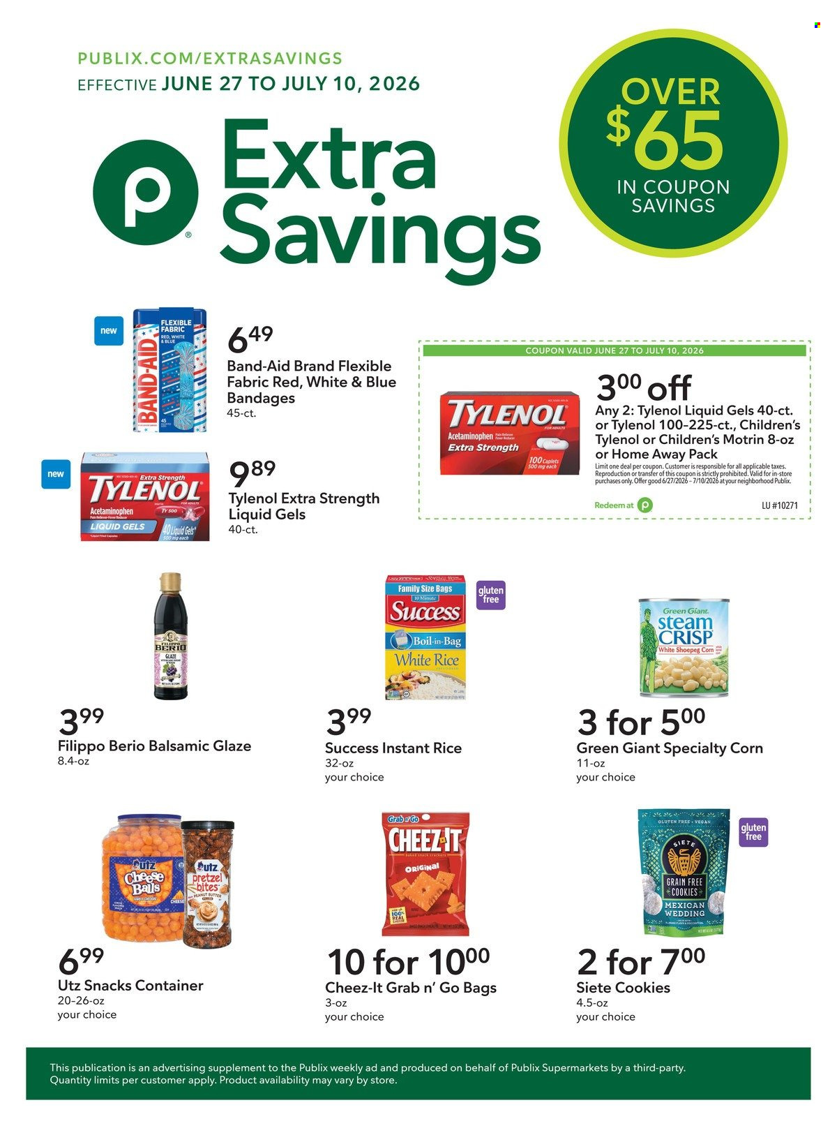 Publix ad - 06/27/2026 - 07/10/2026. Page 1