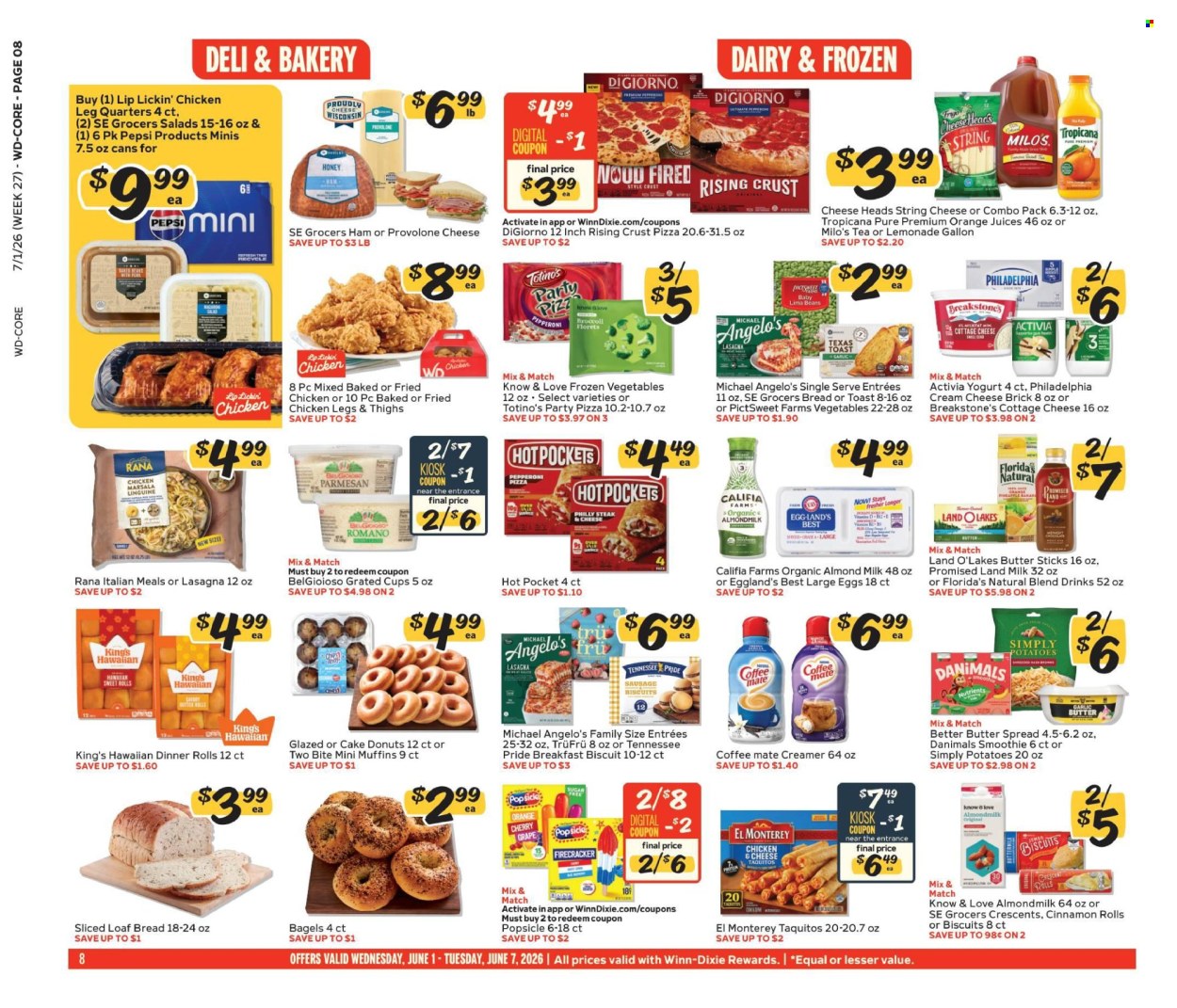 Winn Dixie ad - 07/01/2026 - 07/07/2026. Page 8