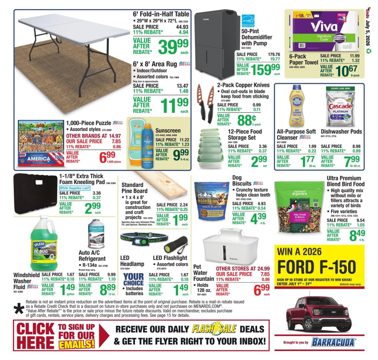 Menards ad - 06/25/2026 - 07/05/2026. Page 25