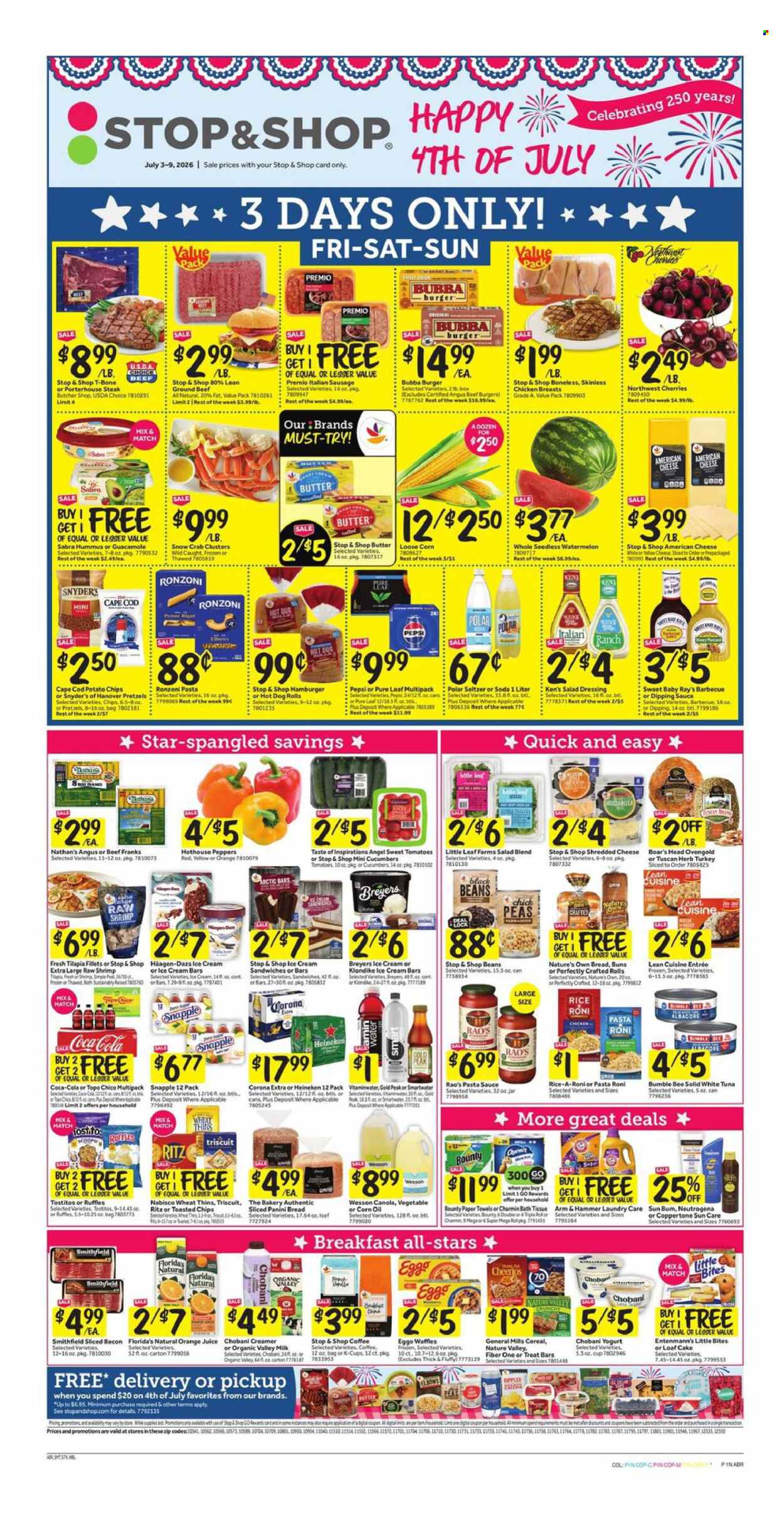 Stop & Shop ad - 07/03/2026 - 07/09/2026. Page 1