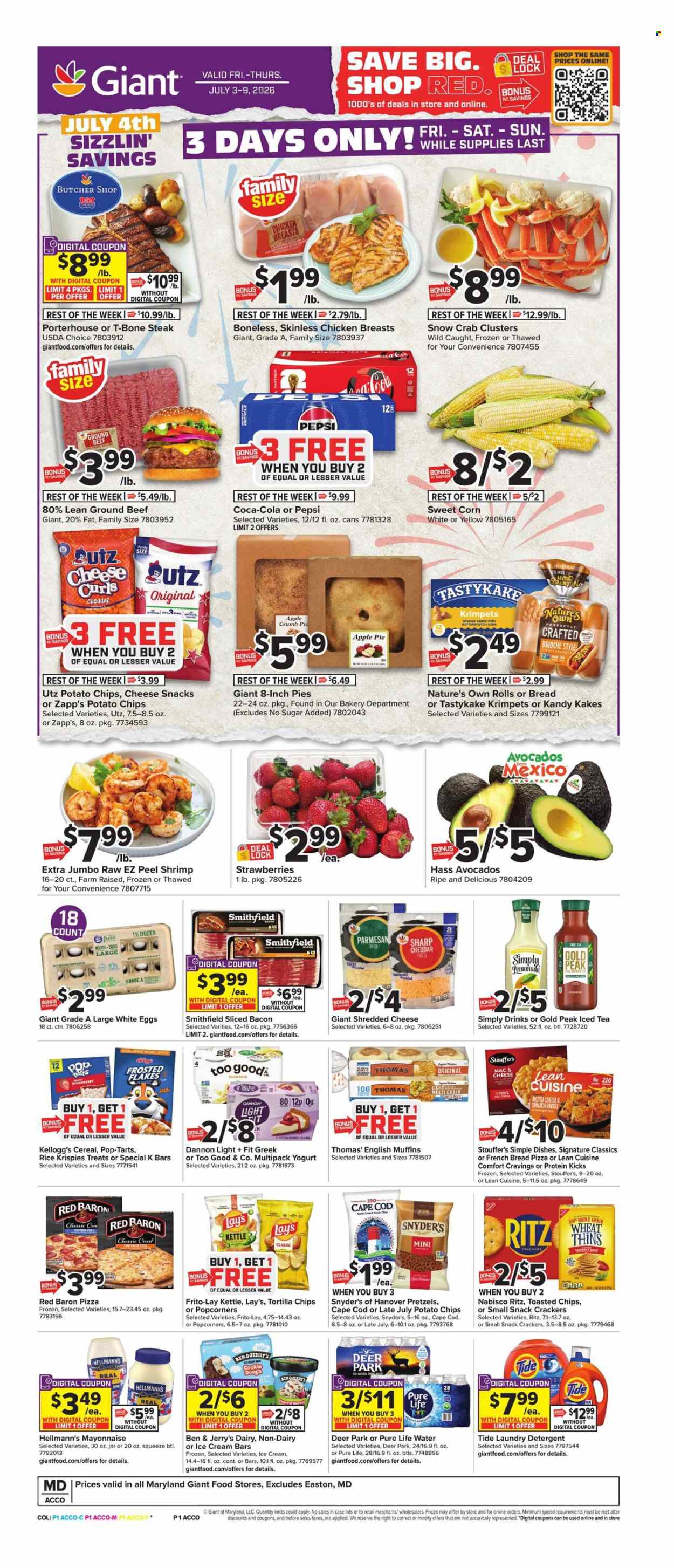 Giant Food ad - 07/03/2026 - 07/09/2026. Page 1