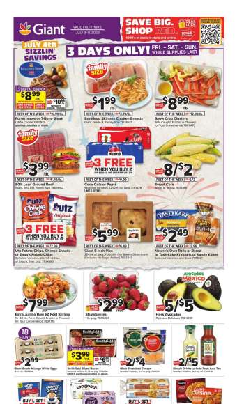 Giant Food Flyer - 07/03/2026 - 07/09/2026.