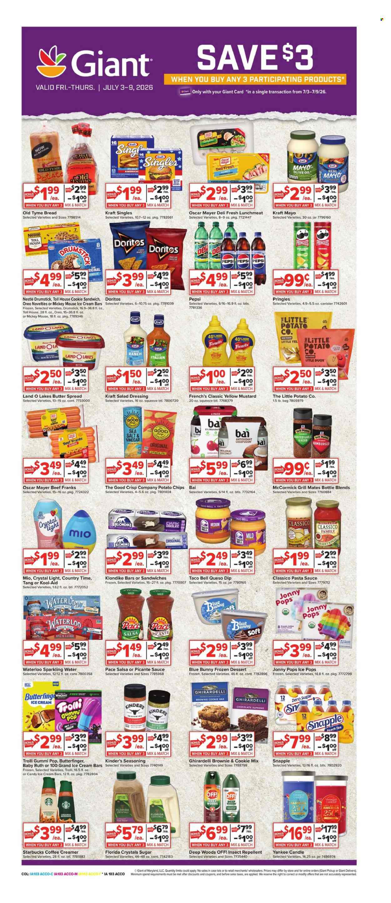 Giant Food ad - 07/03/2026 - 07/09/2026. Page 7