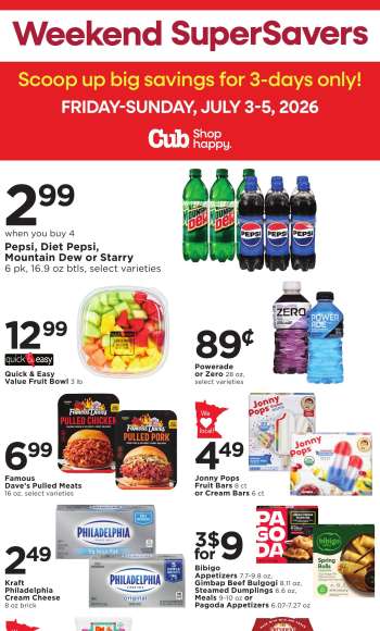 Cub Foods Flyer - 07/03/2026 - 07/05/2026.
