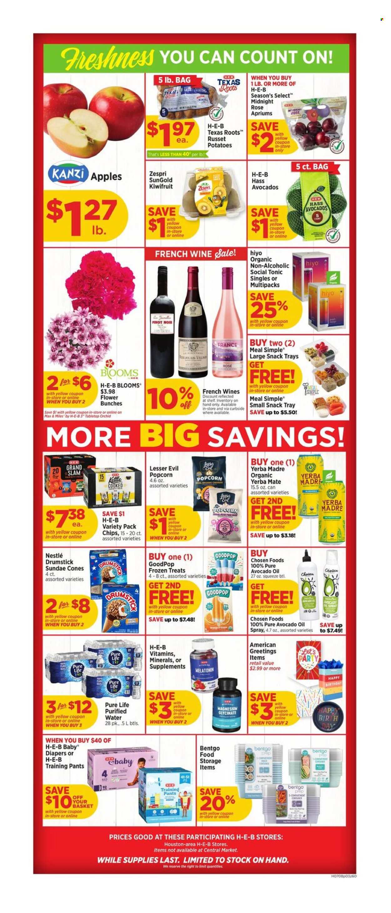 H-E-B ad - 07/08/2026 - 07/14/2026. Page 3