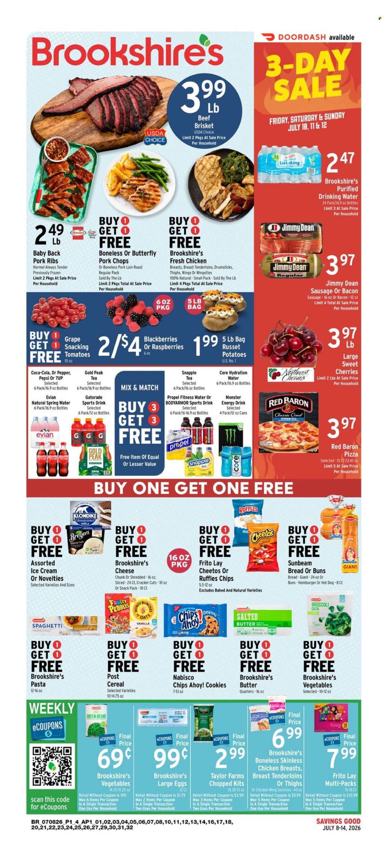 Brookshires ad - 07/08/2026 - 07/14/2026. Page 1