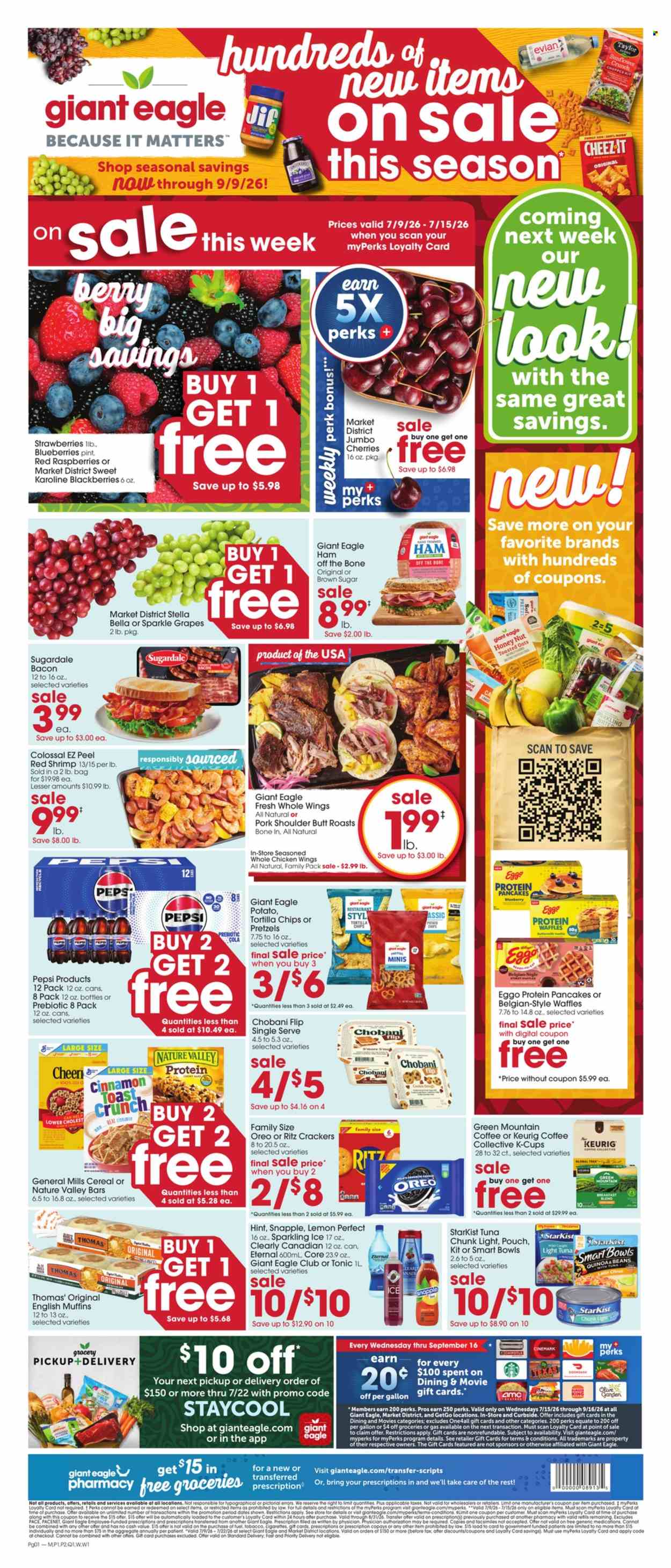 Giant Eagle ad - 07/09/2026 - 07/15/2026. Page 1