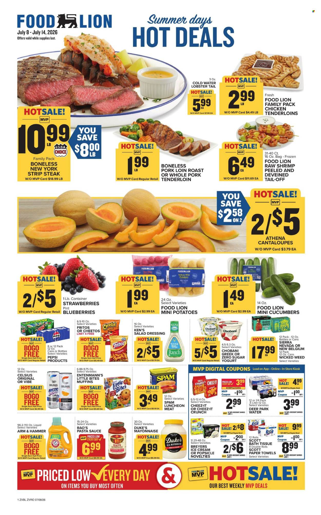 Food Lion ad - 07/08/2026 - 07/14/2026. Page 1