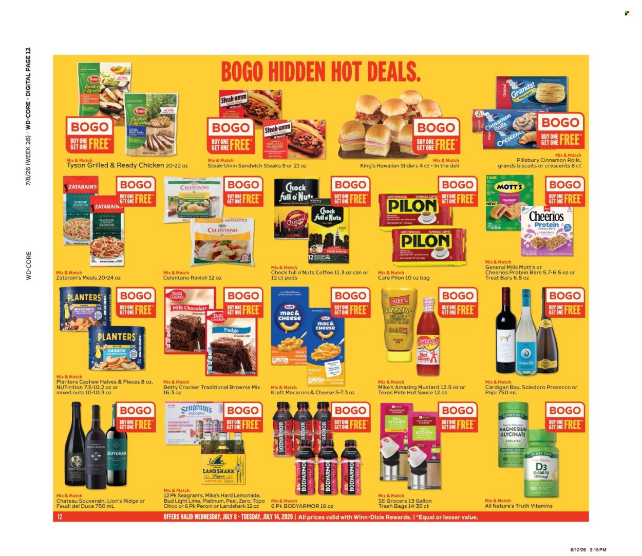 Winn Dixie ad - 07/08/2026 - 07/14/2026. Page 12