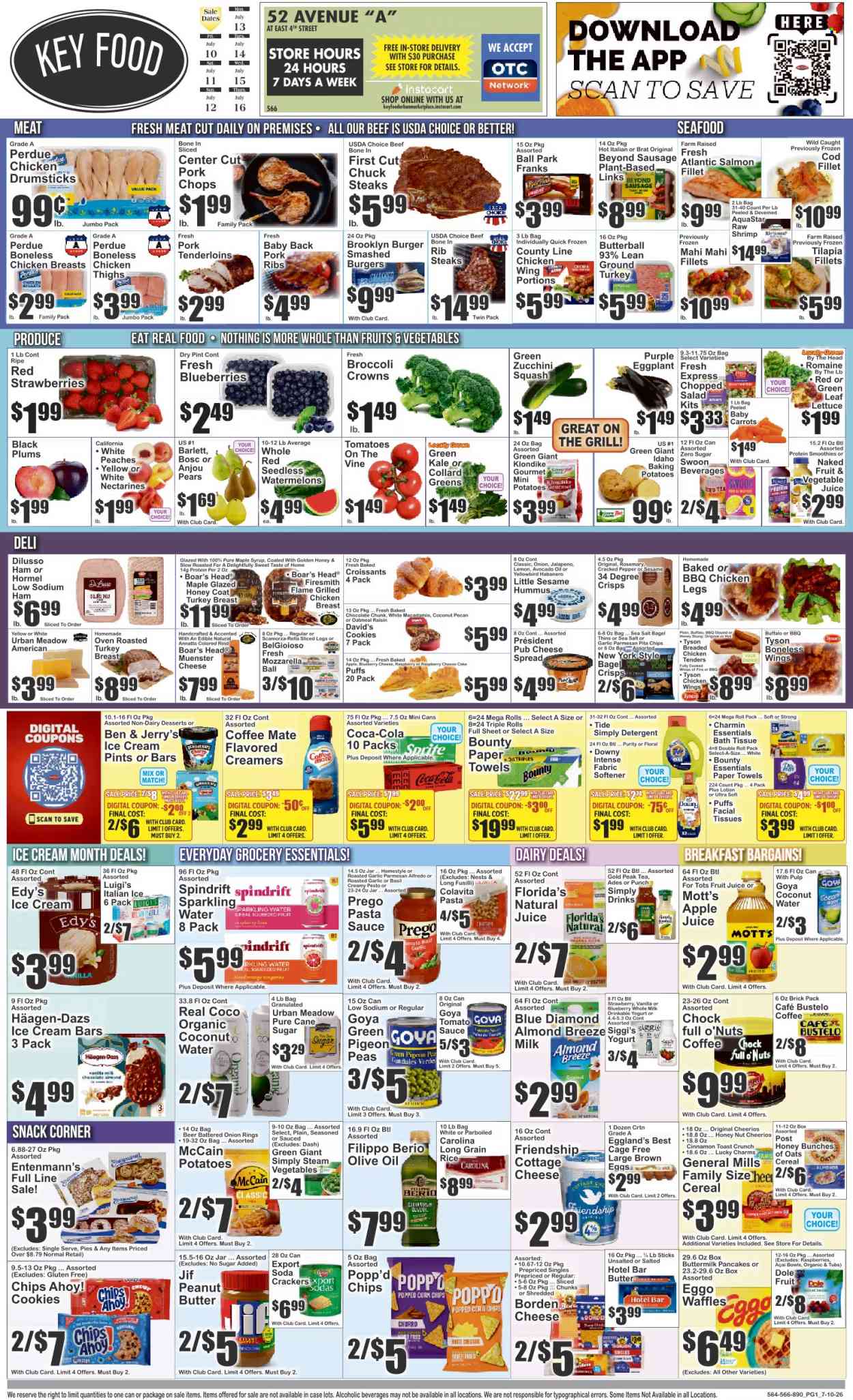 Key Food ad - 07/10/2026 - 07/16/2026. Page 1