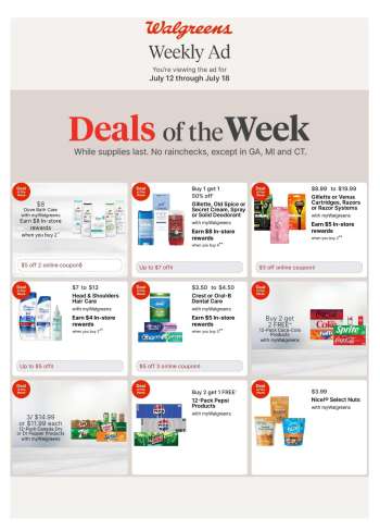 Walgreens Flyer - 07/12/2026 - 07/18/2026.