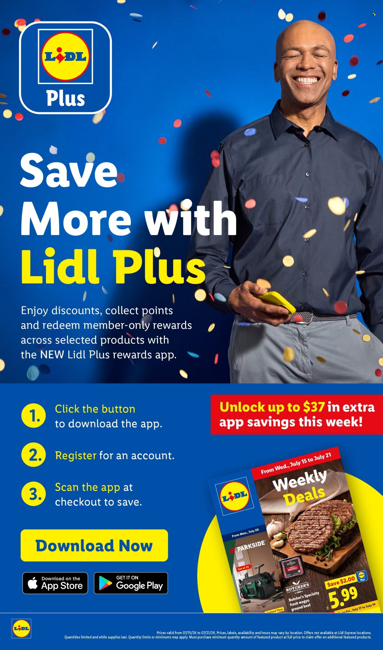 Lidl ad - 07/15/2026 - 07/21/2026. Page 1
